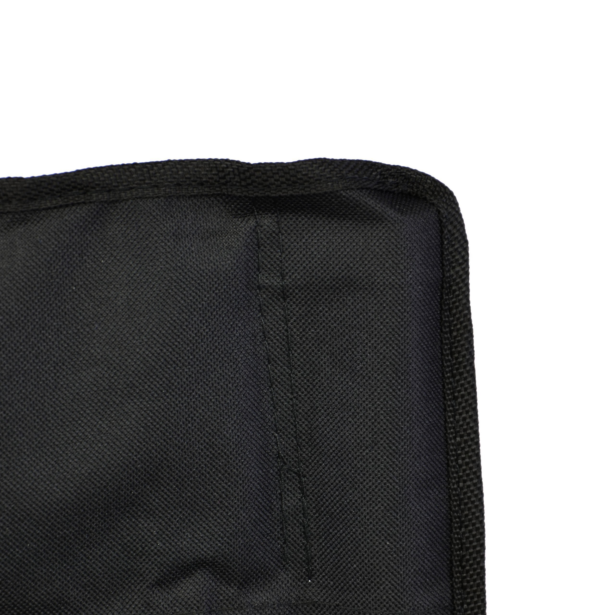 Nexos 2-er Set Angelstuhl Anglerstuhl Faltstuhl Campingstuhl Klappstuhl mit Armlehne und Getränkehalter praktisch robust leicht schwarz