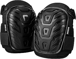 BALENNZ Professional Knee Pads for Work - Heavy Duty Foam Padding Gel Construction Knee Pads with Strong Double Straps – Comfortable Knee Protection for Indoor and Outdoor Use (Knee High)
