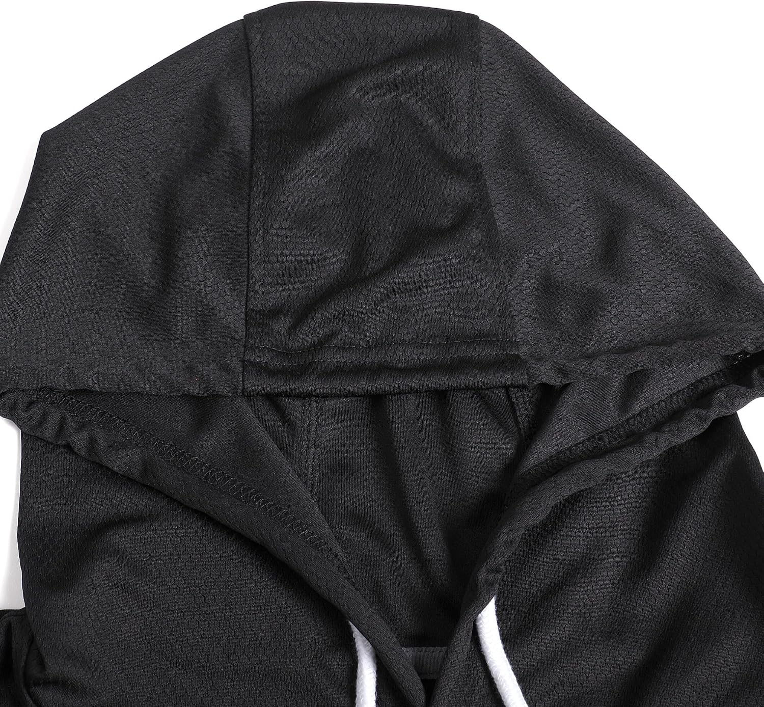 DEHANER Mens Lightweight Athletic Short Sleeve Hoodies Workout Sport Sweatshirts Solid Color Pullover Dry Fit T-Shirts