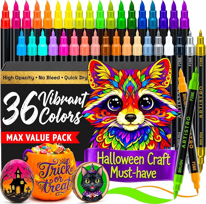 Gift Idea: ARTISTRO Dual-Tip Acrylic Markers Art Set