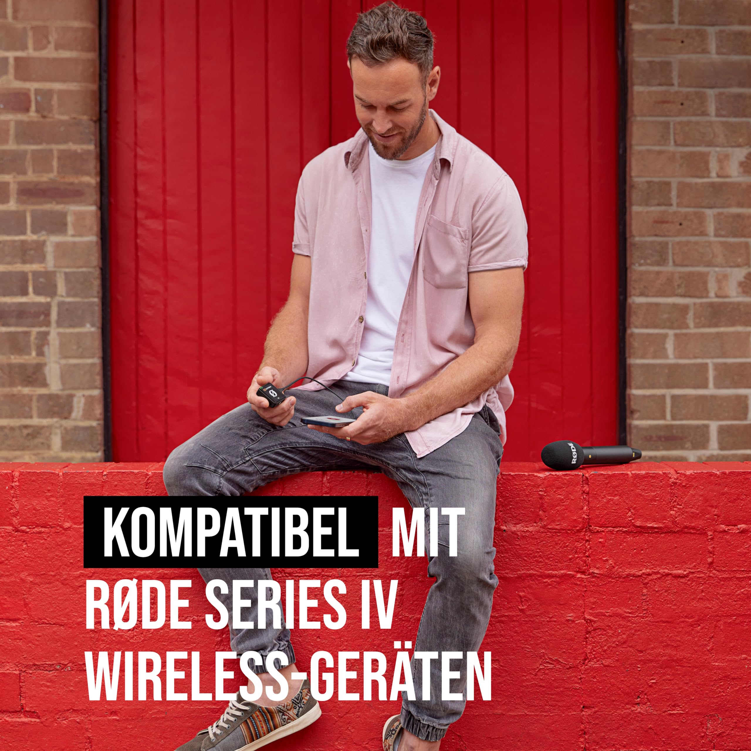 RØDE Interview PRO Drahtloses Handheld-Kondensatormikrofon mit Einer Kapsel in Rundfunkqualität und 32-Bit-Float-On-Board-Aufzeichnung für Content-Erstellung, Medien und Interviews