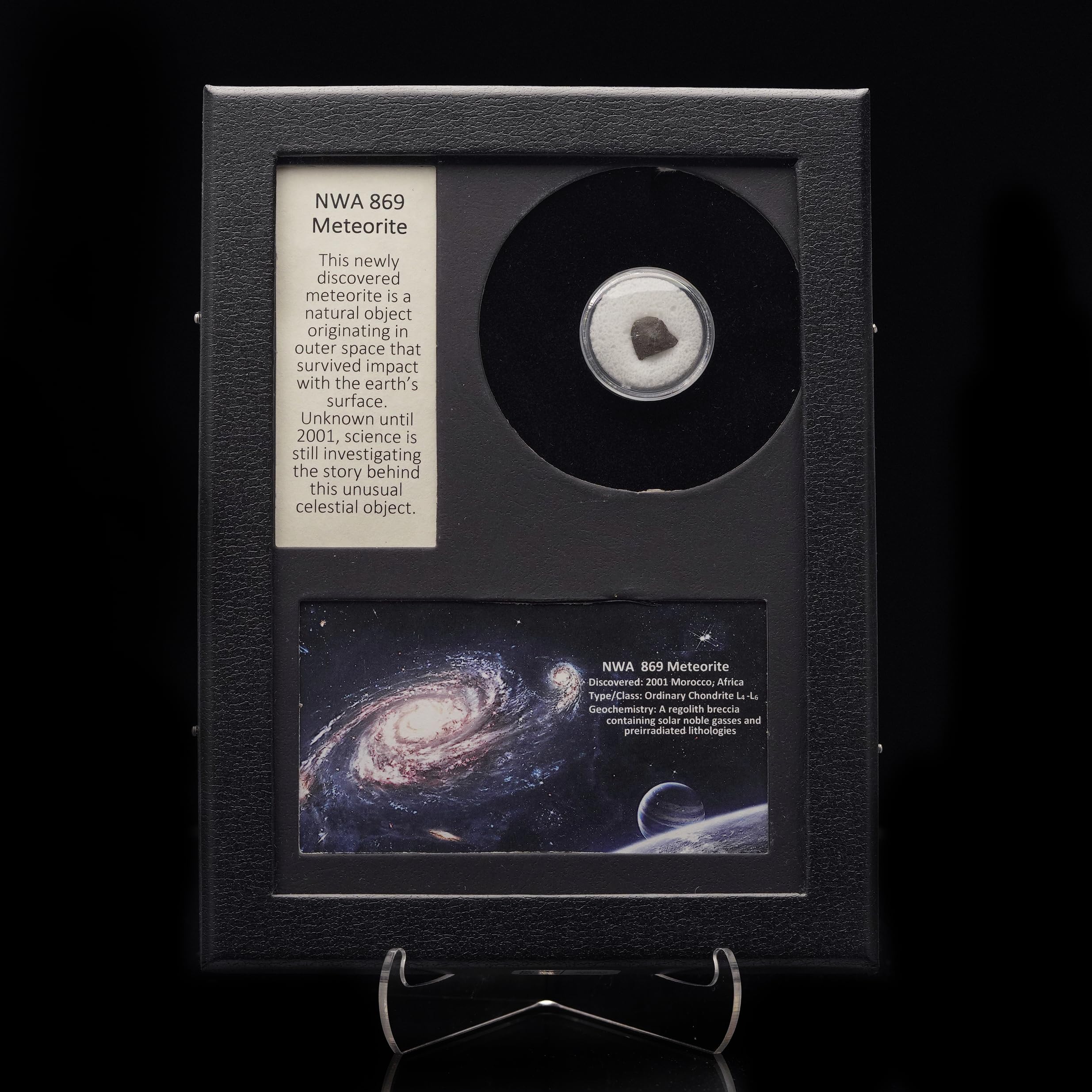 NWA Meteorite in Collector's Box