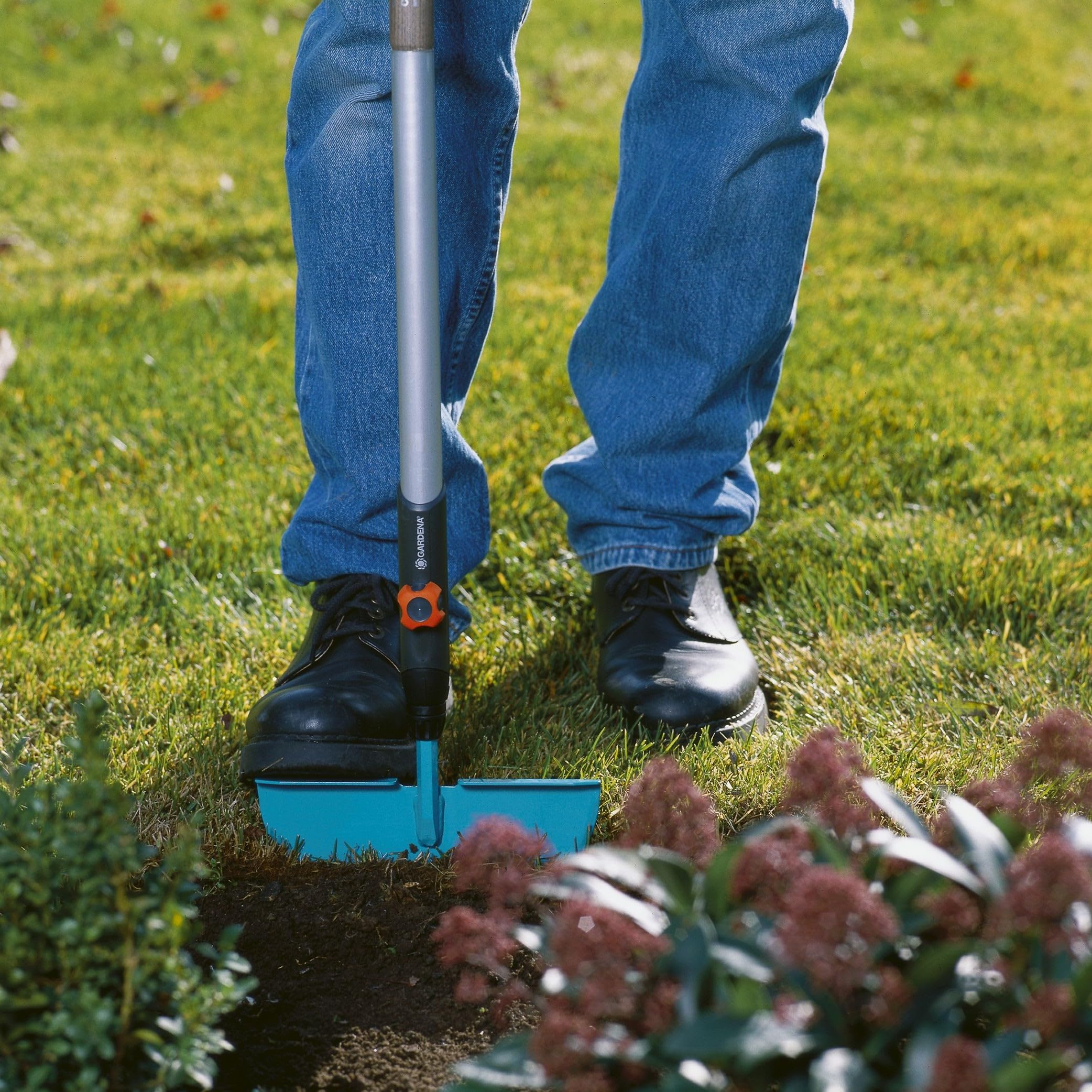 Gardena Dresse-Bordures Combisystem de Taille-Bordures de pelouse Pratique avec Lame en Acier résistant à la Corrosion, pour Tous Les Manches CS (3149-20)