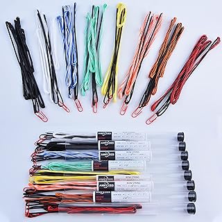 AMEYXGS Dacron Bowstring for Traditional Recurve Bow Longbow 64-67 Inches Handmade Replacement Bow String 16 Strands