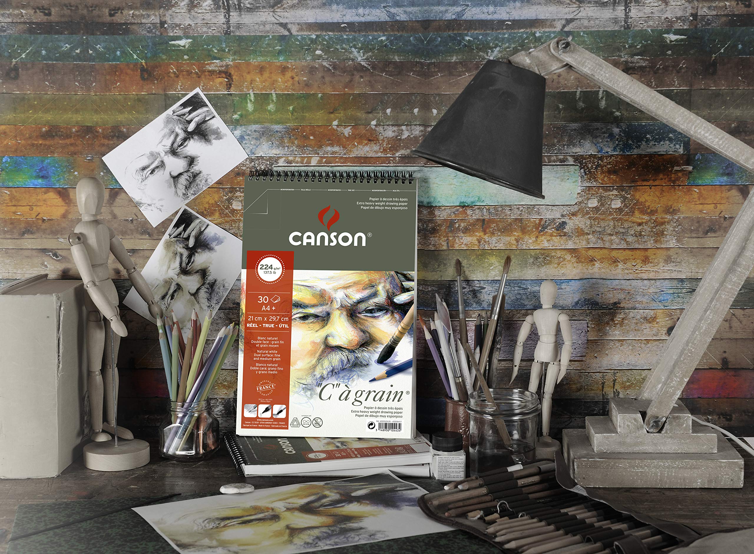 Canson Spp Cancag 30S A4+ 224G Spiralli Eskiz Blokları