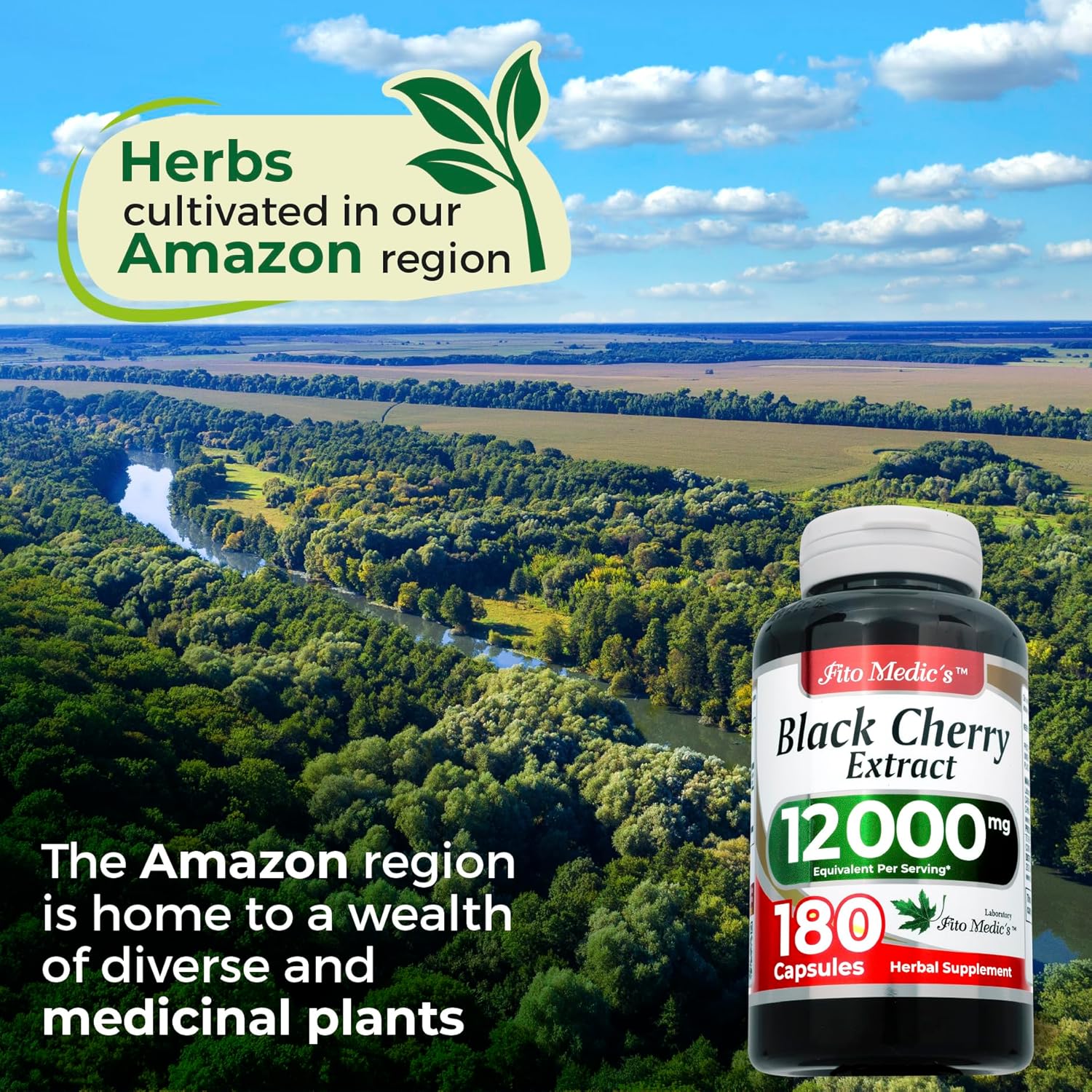 FITO MEDIC'S Lab | Black Cherry |180 Capsules | Cherry Pills | Black Cherry Capsules | Ultra high Absorption - Image 5