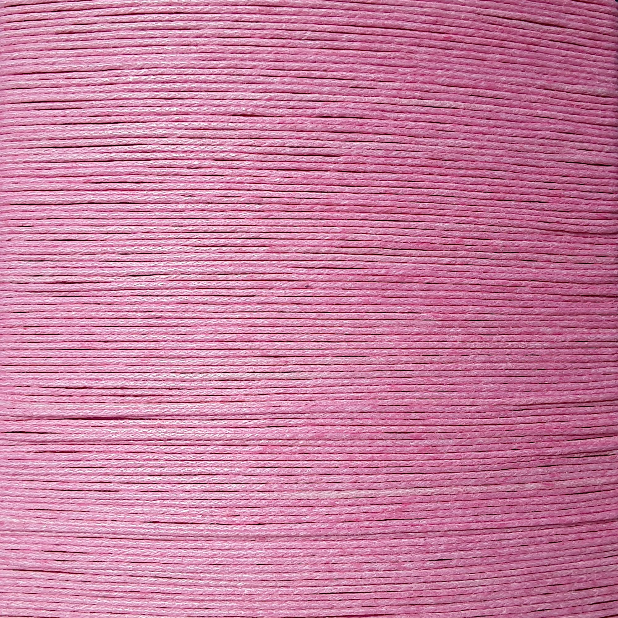 20 yards Waxed Cotton Cord 1mm thick on card (18m) string Mart-Mon (Lt.Pink)