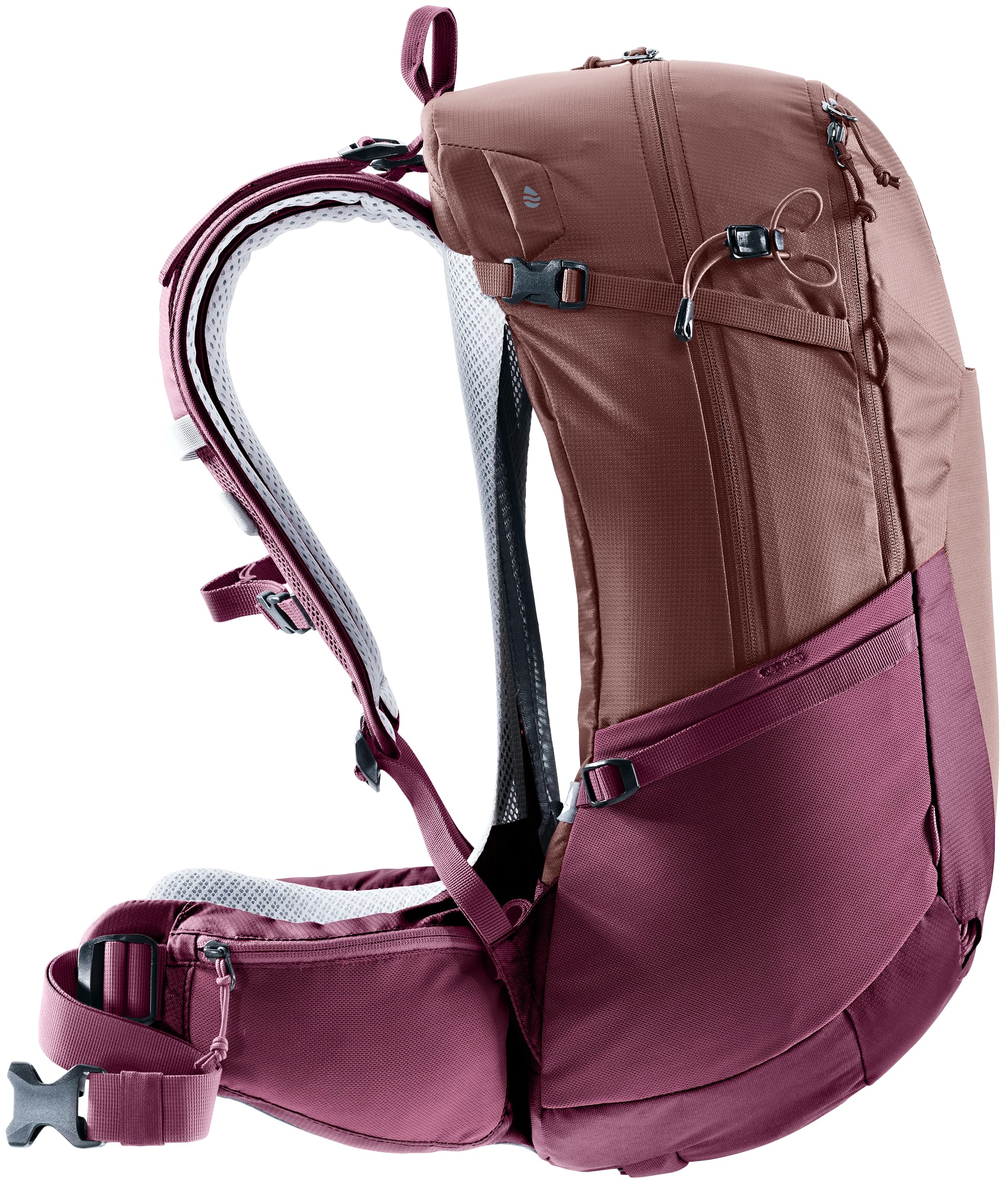 Deuter Futura 25 Sl Damski plecak turystyczny (1 sztuka), Ashrose-cassis, 25 L, Minimalistyczny