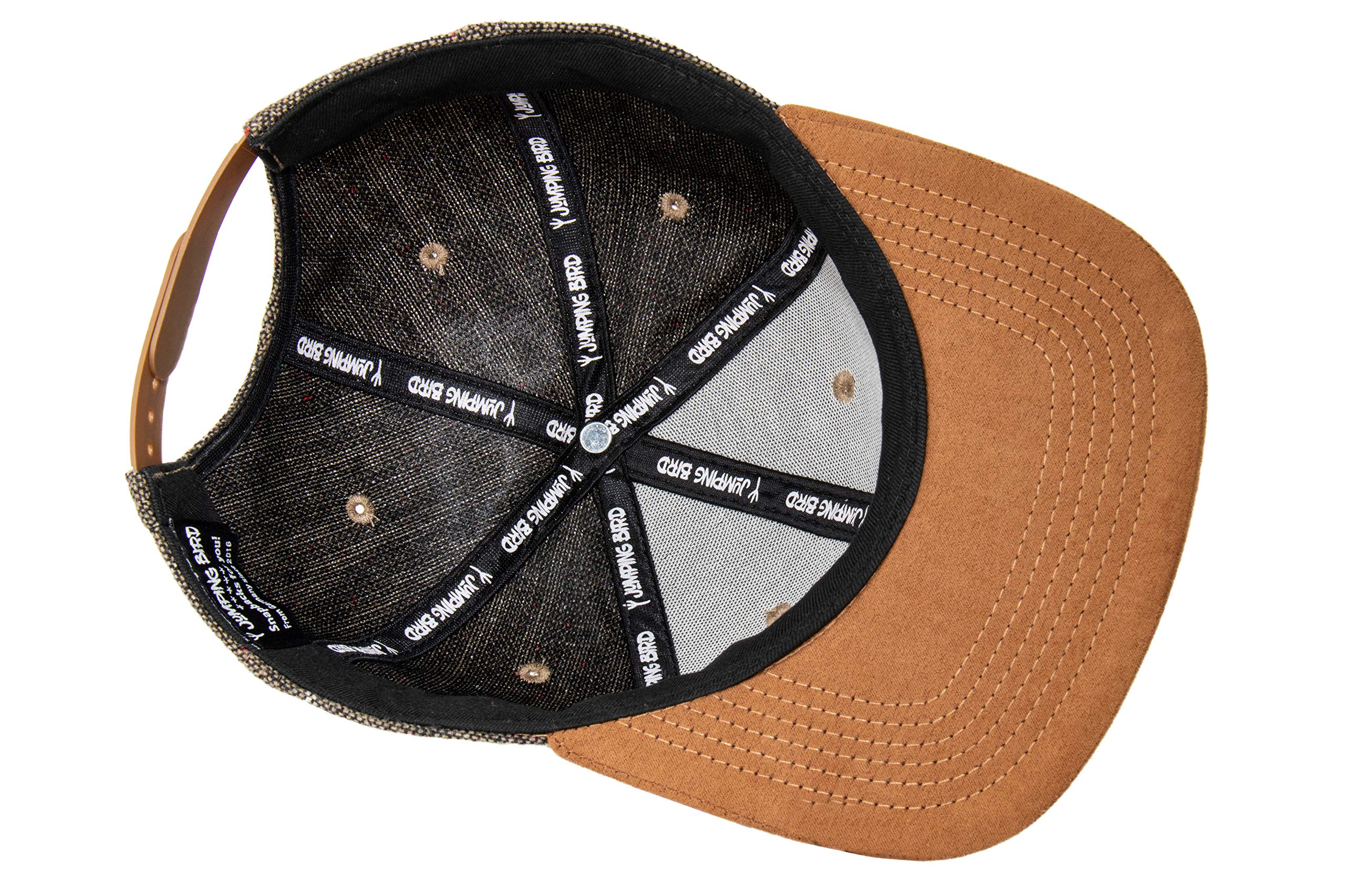 Jumping Bird Berretto da Baseball Unisex • Regolabile Individualmente e Facilmente Lavabile • Cappello con Visiera Uomo e Donna Colore Marrone Screziato • Alpstein