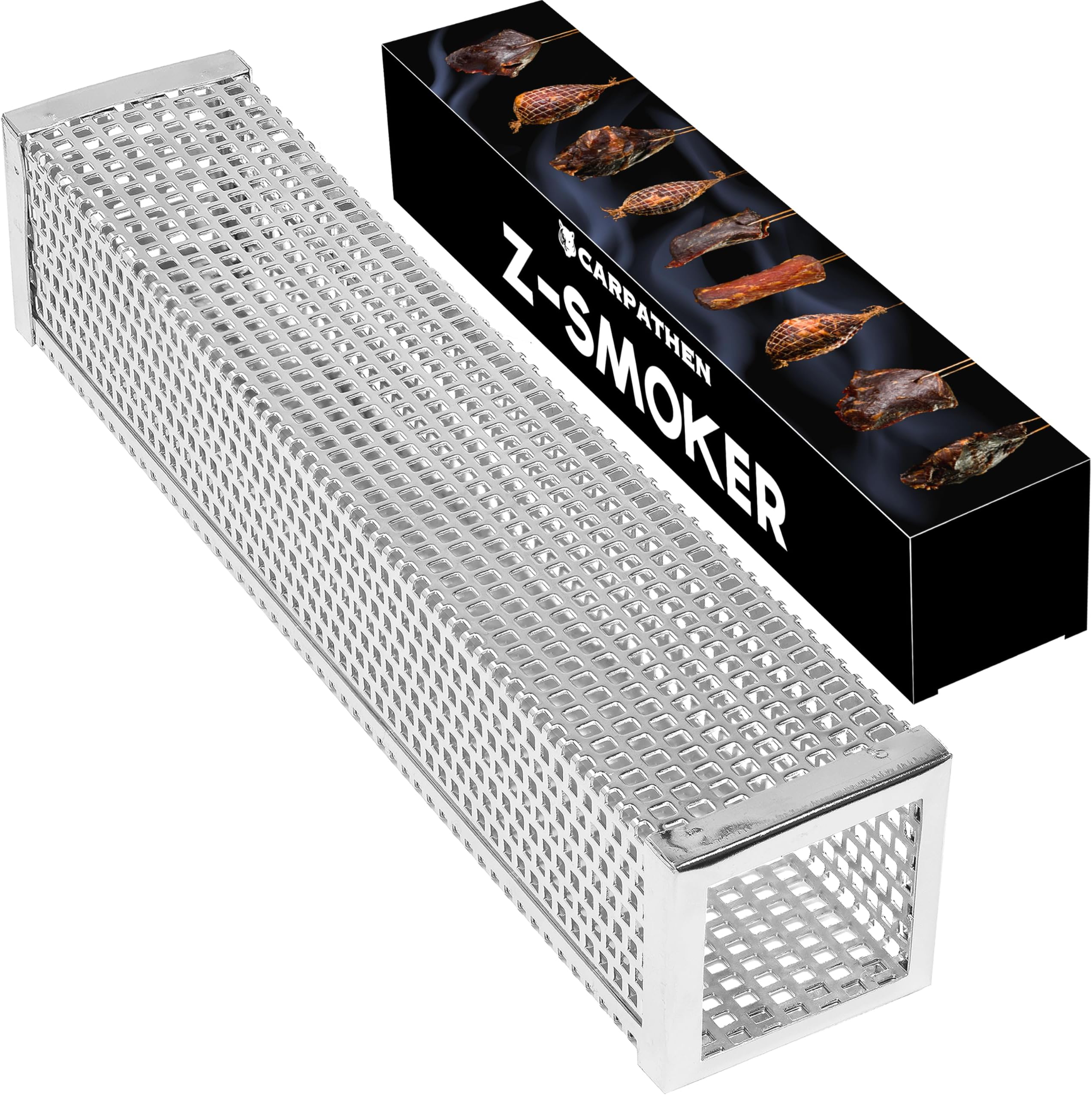 Smoke Tube - Pellet Smoker for Gas Grill, Electric, Charcoal Grills or Smokers - Billows 5 Hours of Amazing Cold Smoke Ideal for Smoking Cheese, Fish, Pork, Beef, Nuts - Stainless Steel