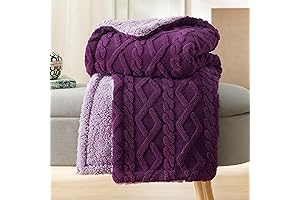Bedsure Sherpa Throw Blanket for Cozy Nights