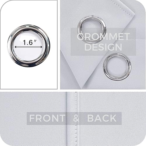 Miniatura 7 de Grichril Cortinas opacas extralargas  Cortinas de sala de estar de 2 pisos de altura  Cortinas altas para techo alto o ventana larga  144 168 192