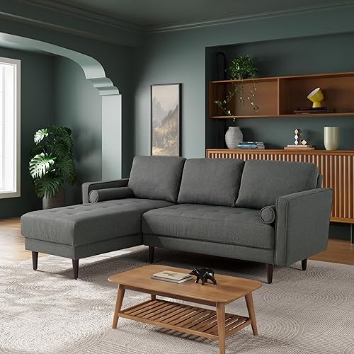 Miniatura 2 de LIFESTYLE SOLUTIONS Studio Living Lexington - Sofá diván seccional, gris jaspeado