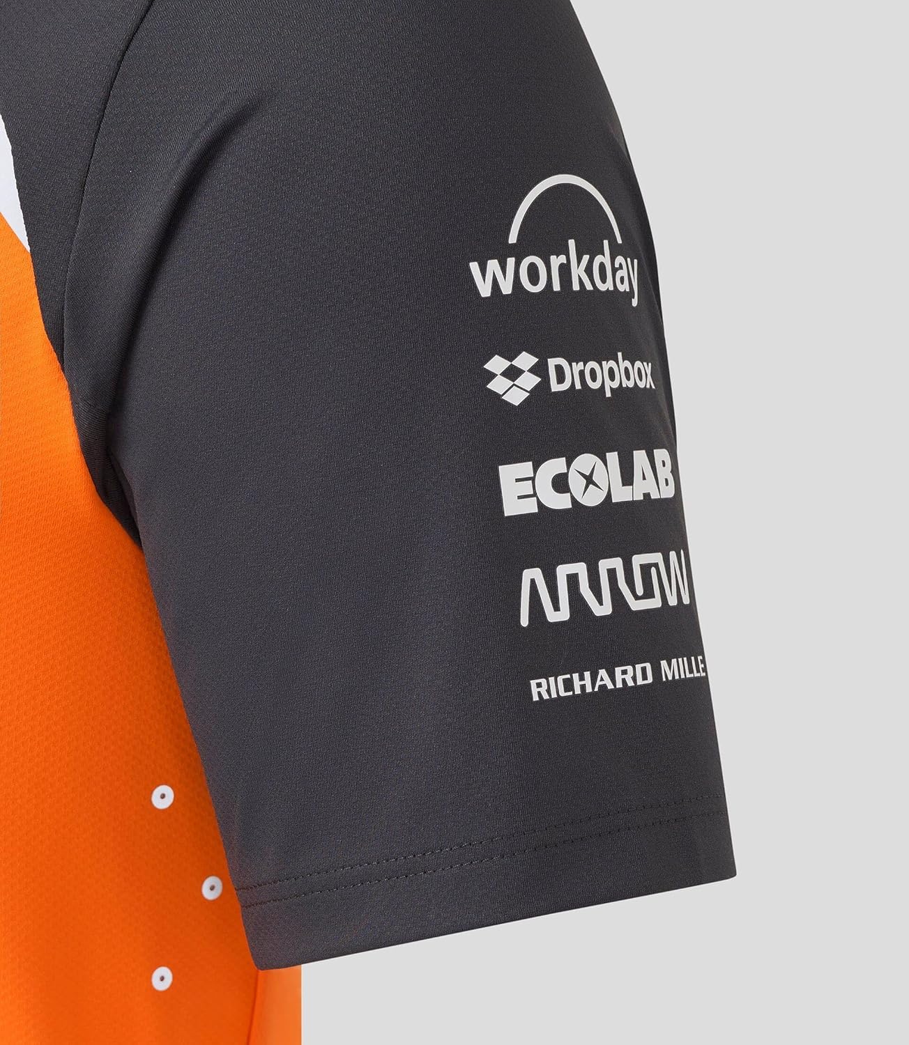 Castore McLaren F1 Men's 2025 Oscar Piastri Team Set Up T-Shirt (Autumn Glory, 3XL) - Image 3