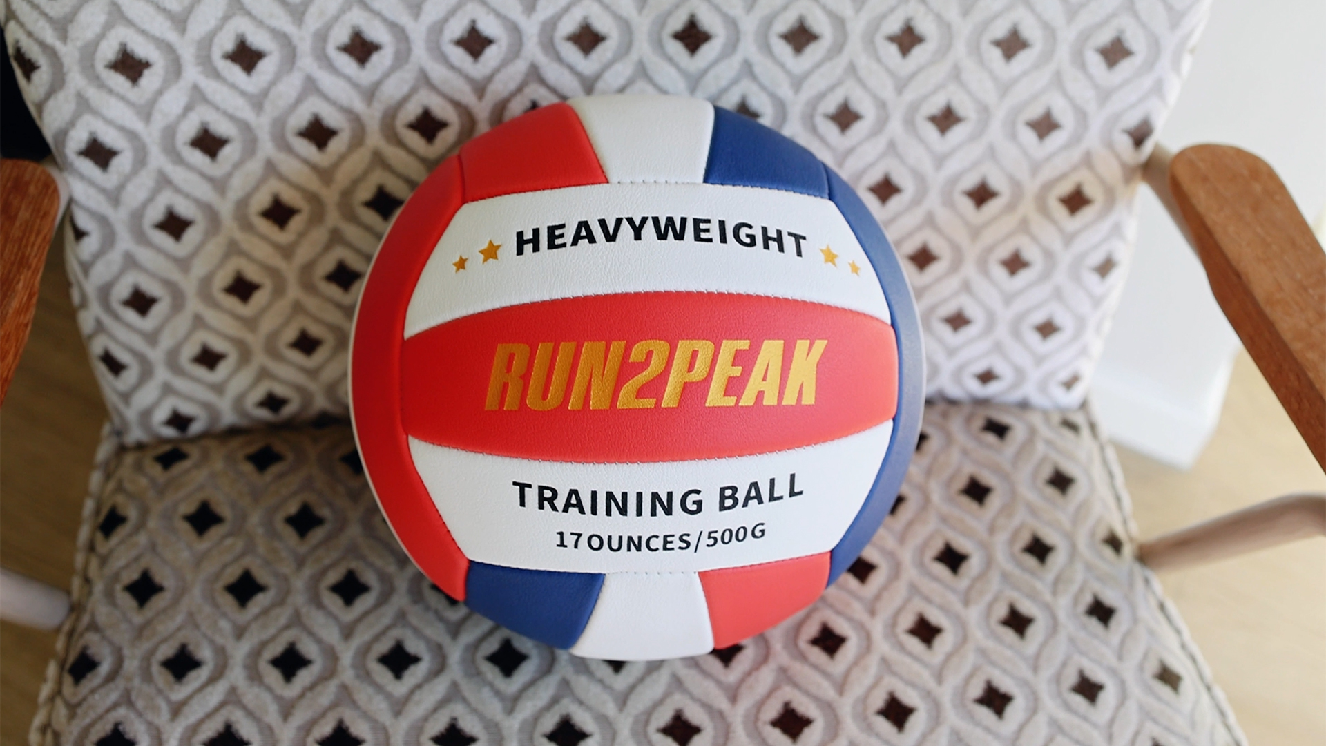 Ballon De Volley-ball Lourd RUN2PEAK – Taille 5 Officielle, En PU, Pour Entraînement Setter, Renforcement Bras Et Contrôle