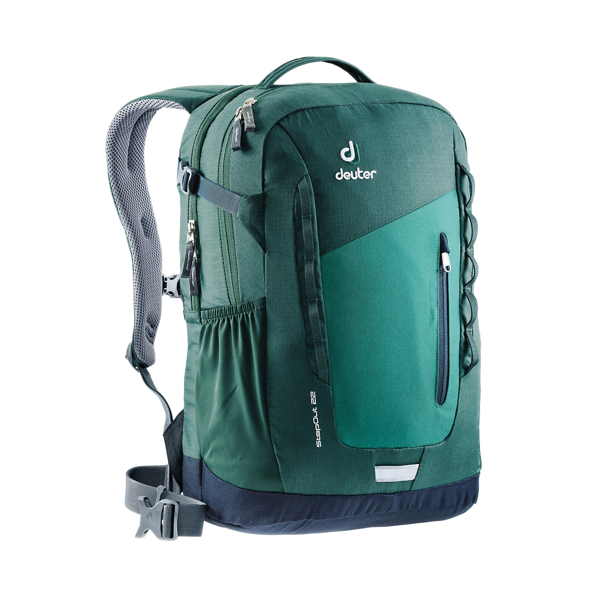 deuter Unisex Stepout 22 Tagesrucksack, Alpinegreen-forest, 46 x 30 x 19 cm, 22 L