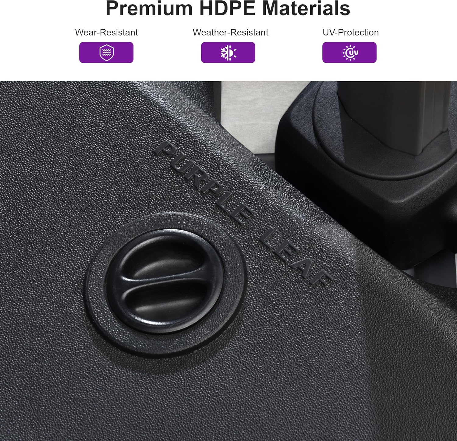 PURPLE LEAF Patio Umbrella Base 365 lbs Load Capacity Filled with Sand & Water Offset Cantilever Umbrellas Stand