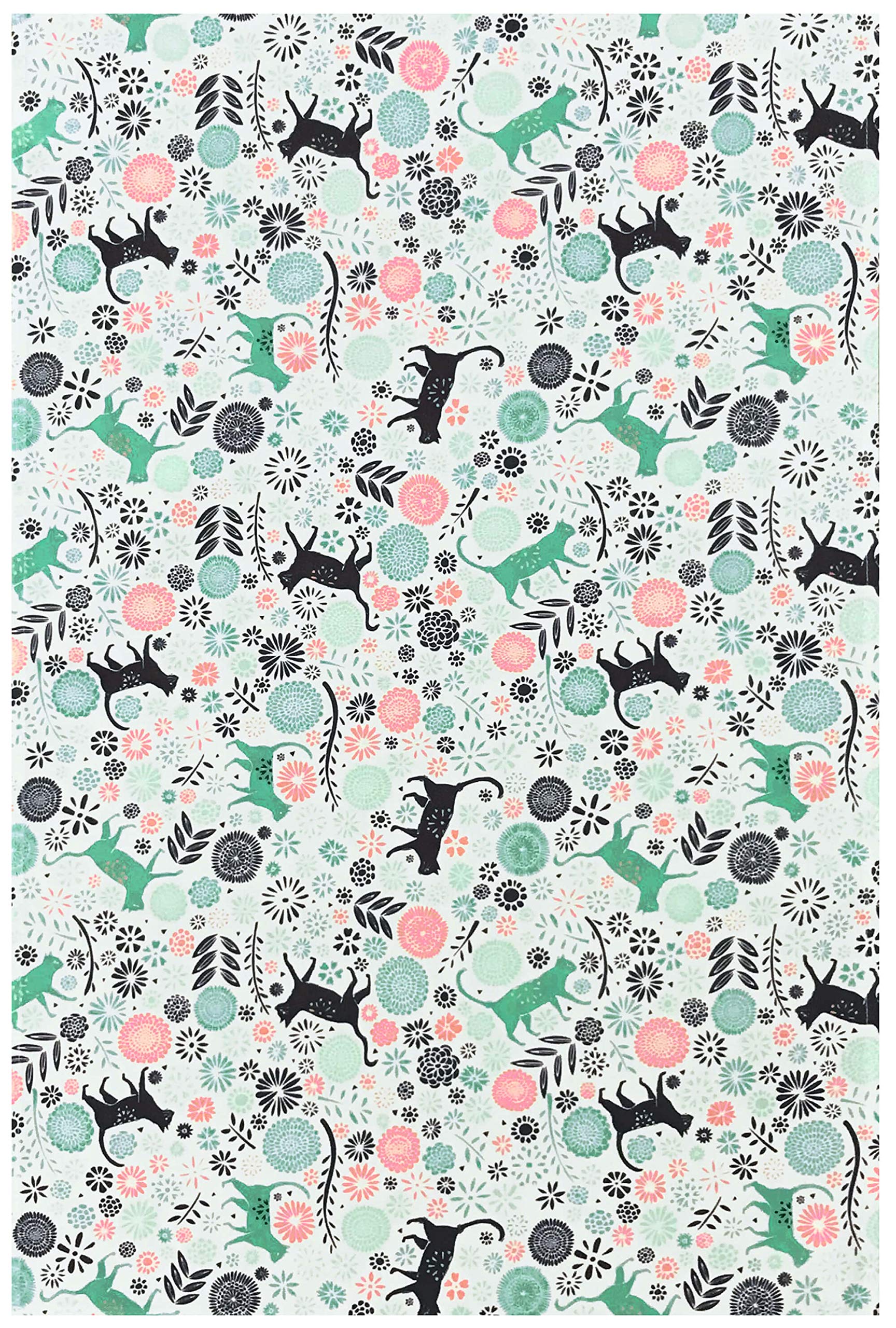 Samuel Lamont Cats Kitchen Vicky Yorke Kitchen Cats Tea Towel 100% Cotton Cat Teatowel