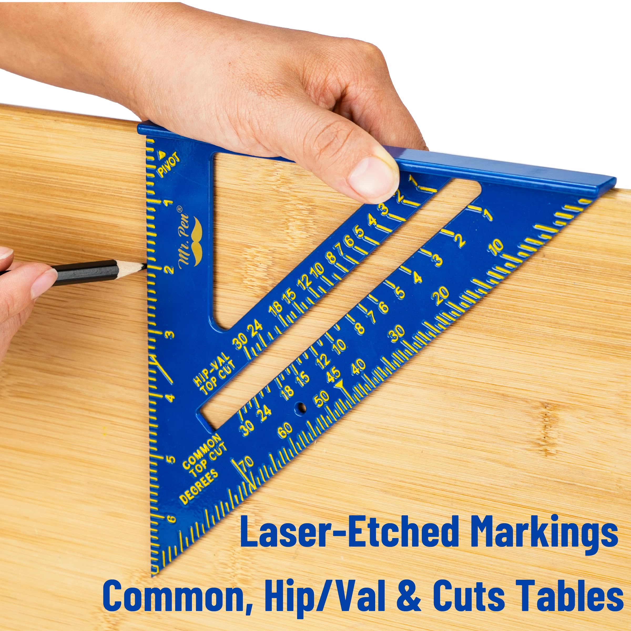 Mr. Pen Rafter Square - 7 Inch Aluminum -3 Mr. Pen Rafter Square - 7 Inch Aluminum -3
