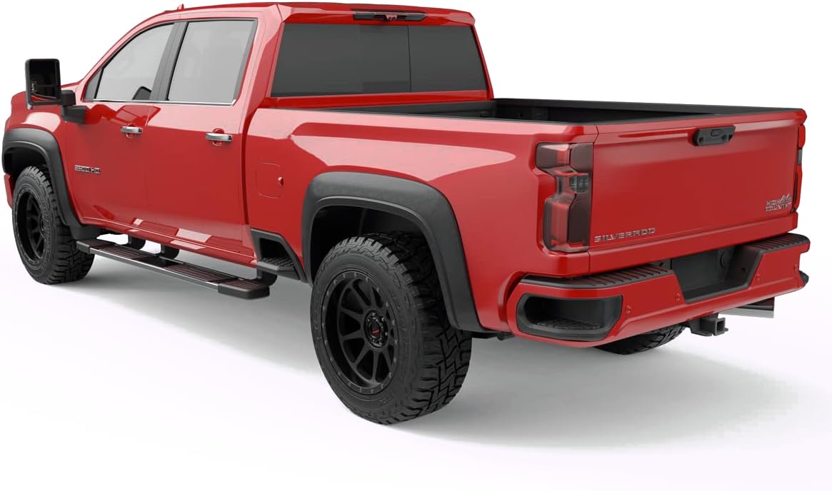 EGR BLF2003 Baseline Flarez Standard Style, Textured Black Finish, Compatible with Select Chevrolet Silverado HD Models