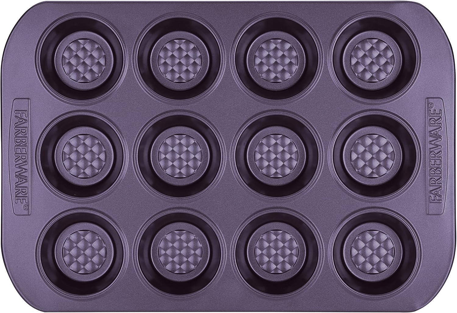 Farberware Colorvive Nonstick 12-Cup Muffin Tin / Nonstick 12-Cup Cupcake Tin12 Cup, Purple