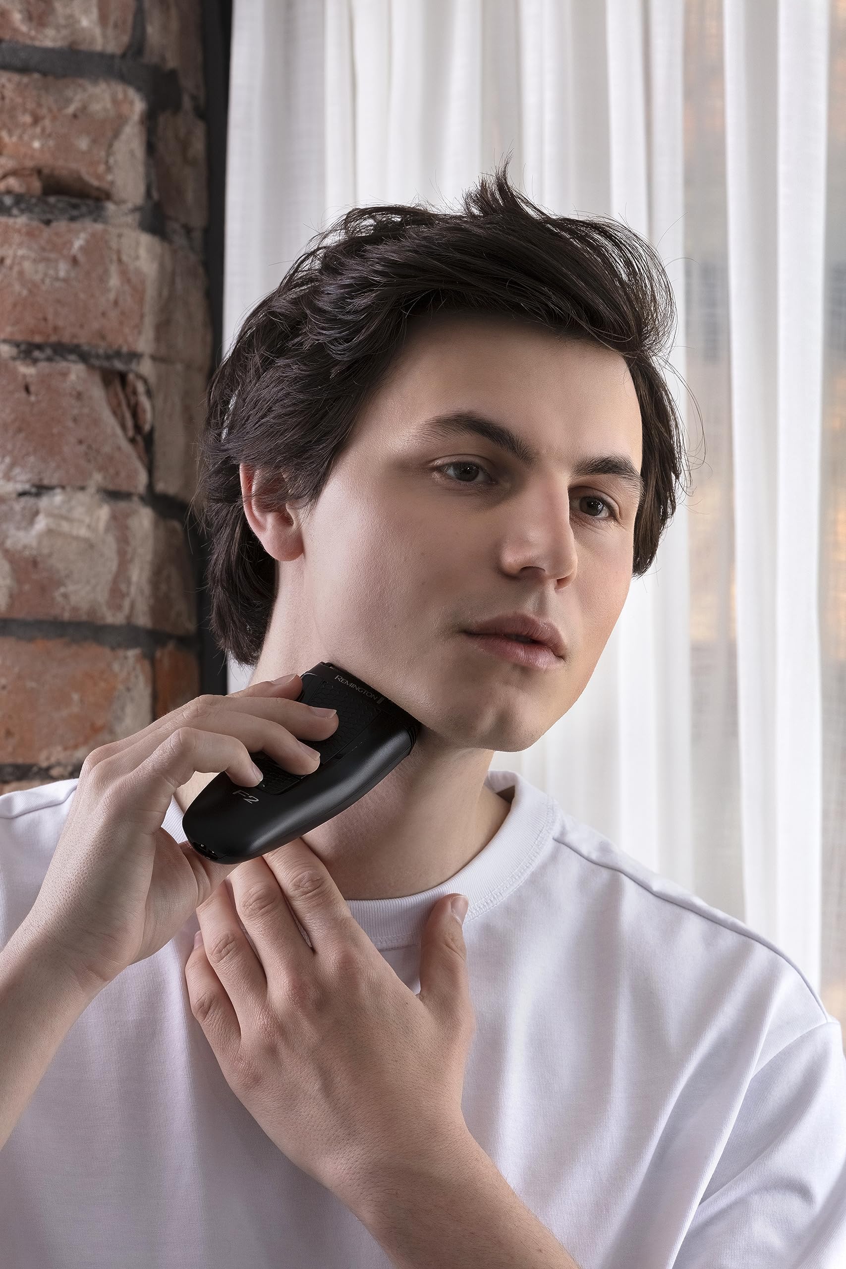 Remington golarka męska, elektryczna, foliowa, bezprzewodowa, wysuwany precyzyjny trymer, wskażnik LED, do golenia na sucho, Style Series, F2002 F2