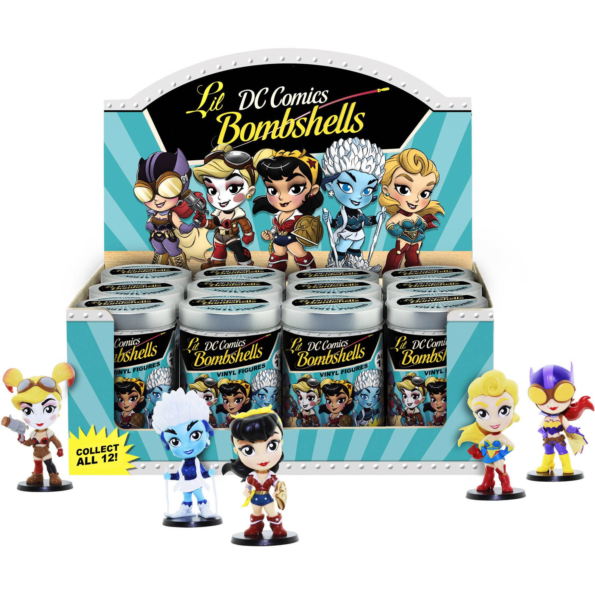 Lil' Bombshells DC Comics Series 2 Blind Tin, 12 Pack