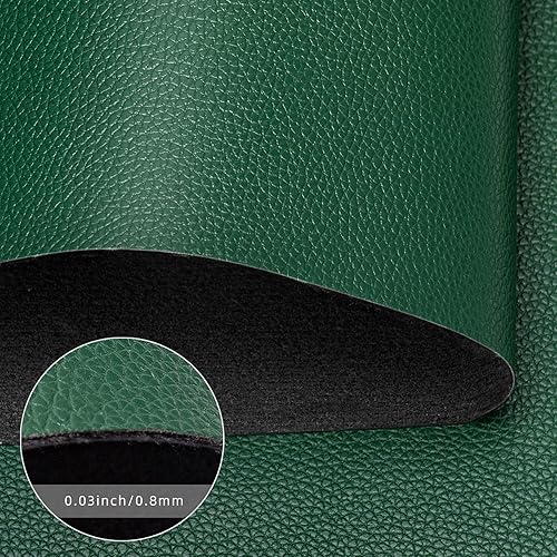 Miniatura 3 de The Yard - Piel sintética suave de 36 x 54 pulgadas, 0.031 in de grosor, material de cuero sintético para tapicería, sofá, bolsas, sillas, asientos