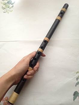 Amazon | 鋼製 本格古武具 鉄笛 七孔篠笛 紐無し 楽器演奏可能 | 篠笛