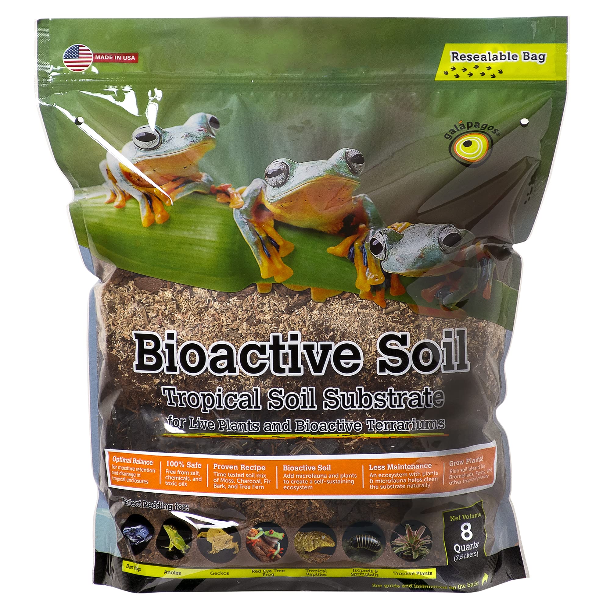 Gal&aacute;pagos Bioactive Soil, 8 Quart