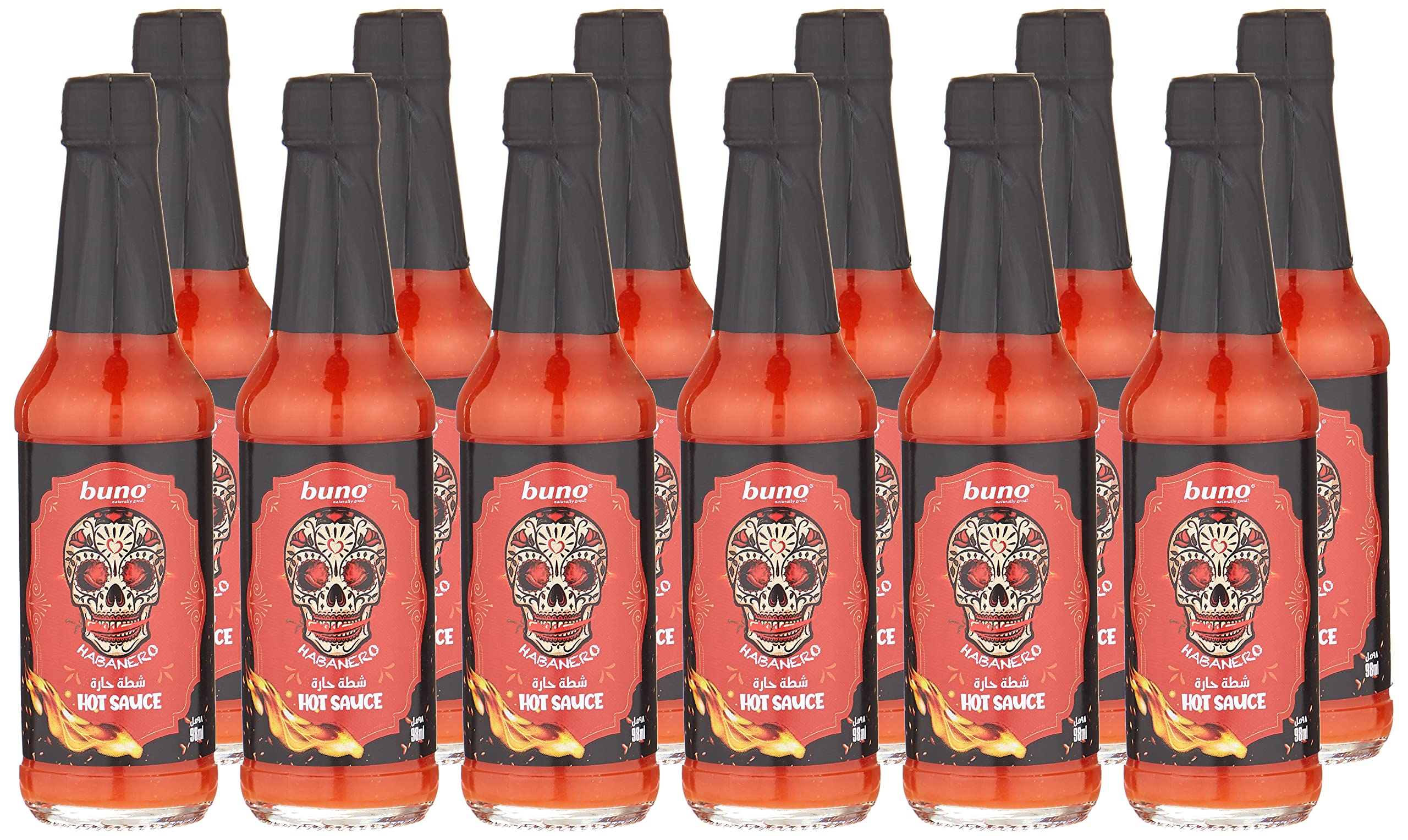 HABANERO HOT SAUCE 98ML Pack of 12Pcs