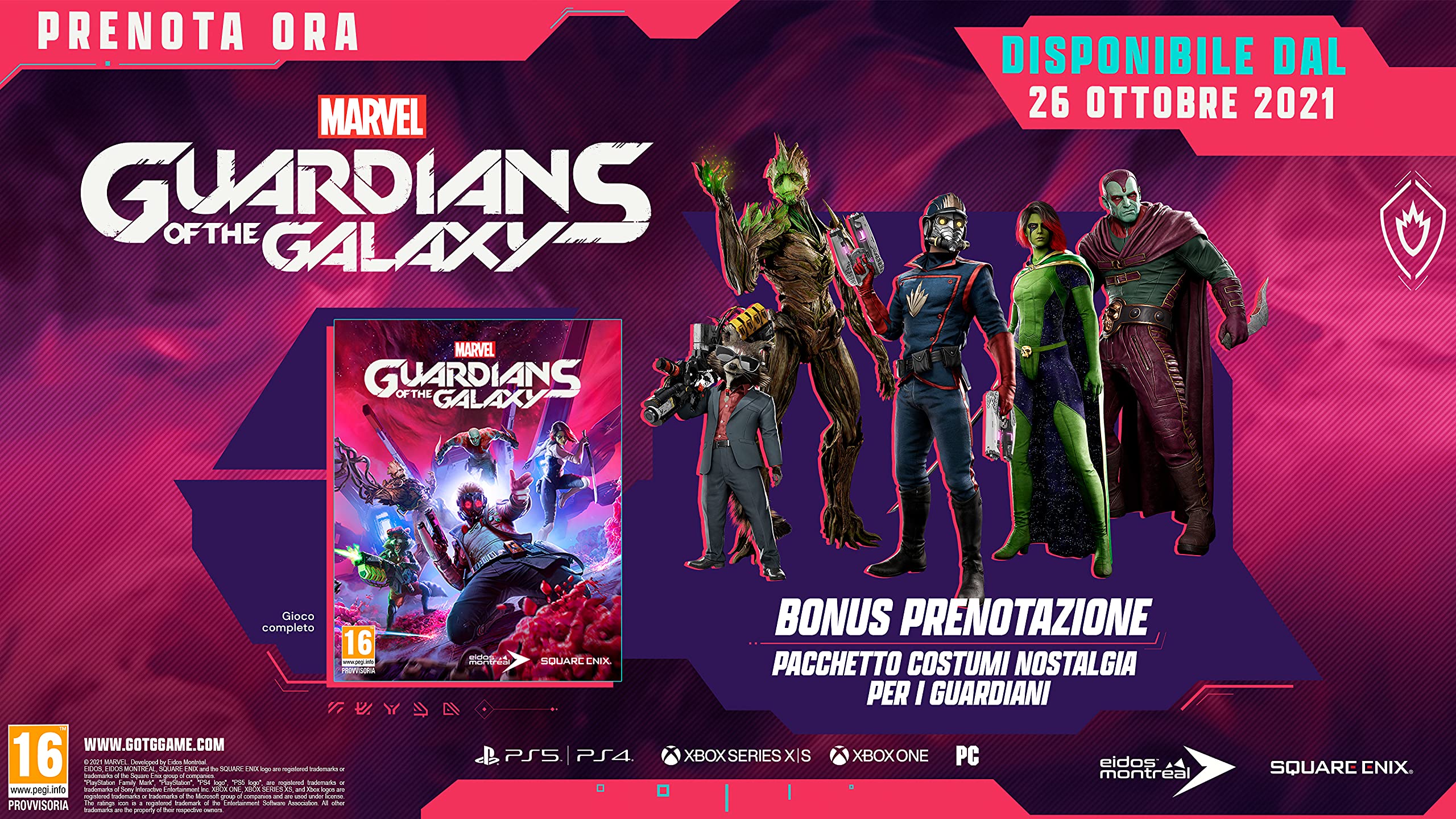 Marvel's Guardians of The Galaxy - Edizione Deluxe Cosmica - PlayStation 4