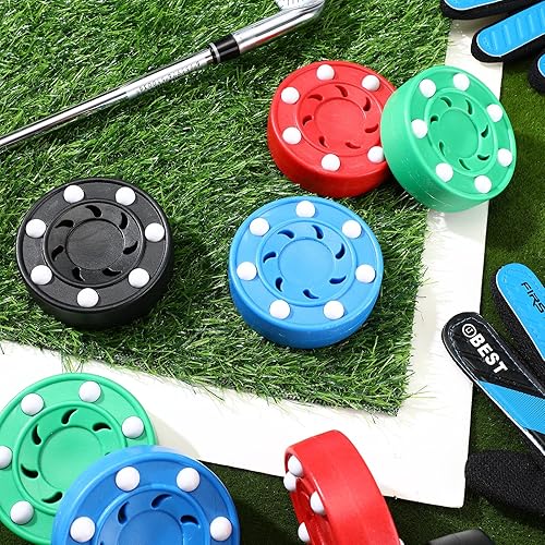 Miniatura 3 de Discos de hockey sobre ruedas para adultos al aire libre, pelotas de hockey callejero multifuncionales, juego de discos de hockey sobre hielo