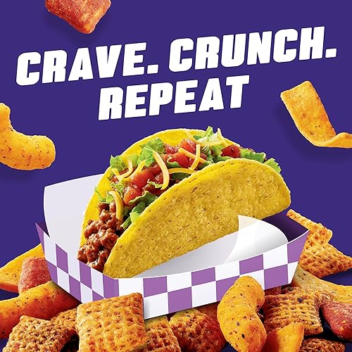 Miniatura 47 de Chex Mix Remix - Mezcla de bocadillos de pizza con queso, bolsa de aperitivos, tamaño familiar, 11 onzas