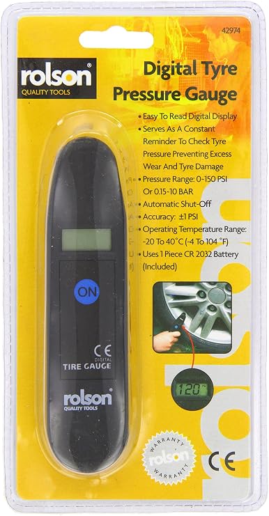 Rolson 42974 Digital Tyre Pressure Gauge