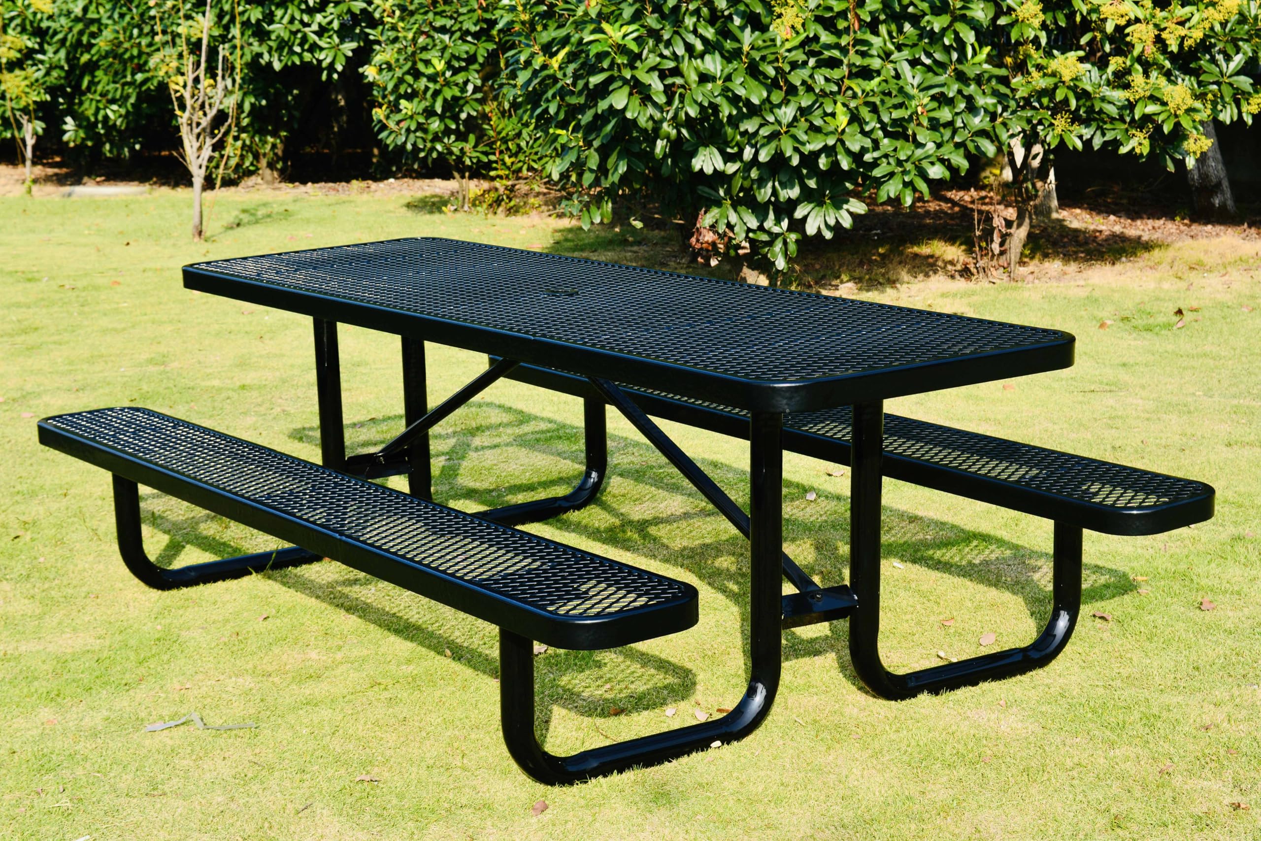 Amazon.com: LifeYard Heavy Duty 8' Rectangular Metal Picnic Table