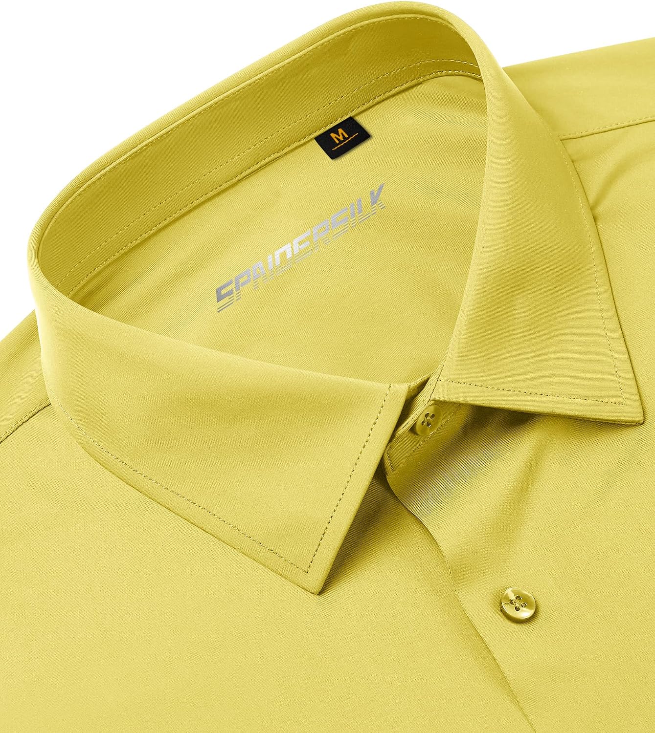  Stretch Mens Dress Shirts Long Sleeve Slim Fit Dress Shirts for Men Muscle Fit Wrinkle Free Button Down Shirt thumbnail