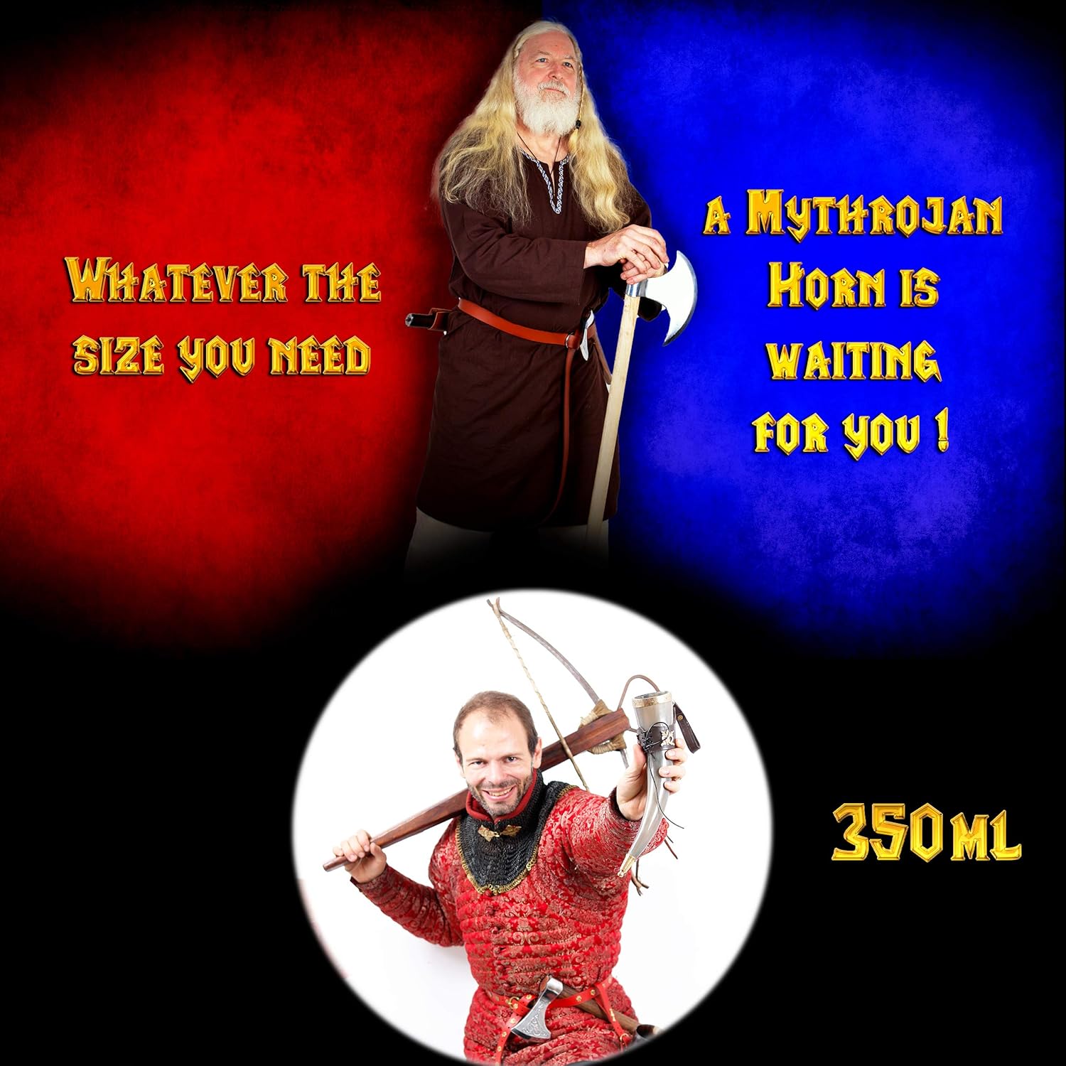 Crazy Clearance Mythrojan THE ELEGANT LADY Viking Drinking Horn with Brown Leather holder Authentic Medieval Inspired Viking Wine/Mead Mug – Polished Finish Greatest Product Mythrojan THE ELEGANT LADY Viking Drinking Horn with Brown Leather holder Authentic Medieval Inspired Viking Wine/Mead Mug – Polished Finish