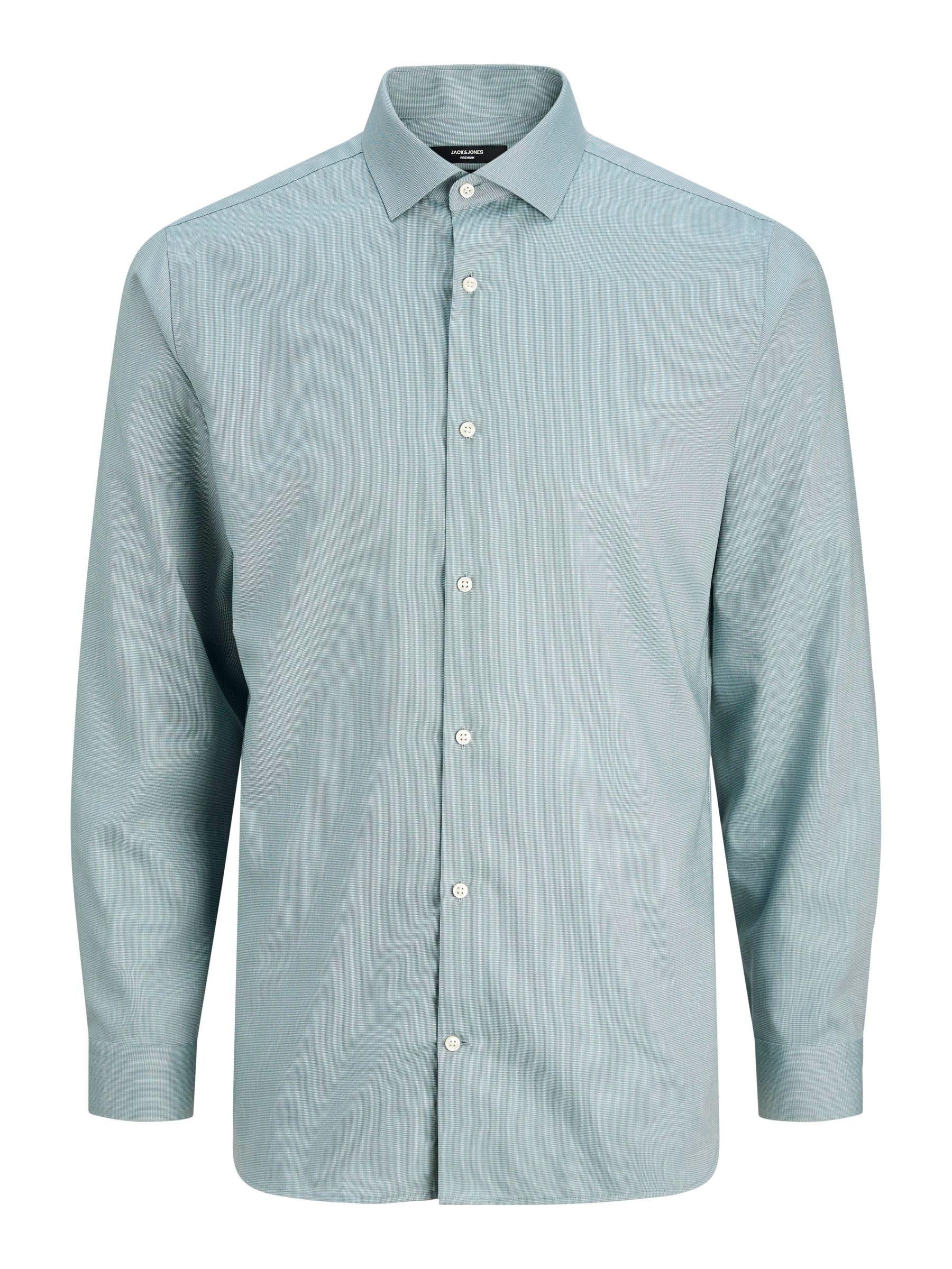 JACK & JONES Men's Jprblaparker Shirt L/S Noos, Goblin Blue, L