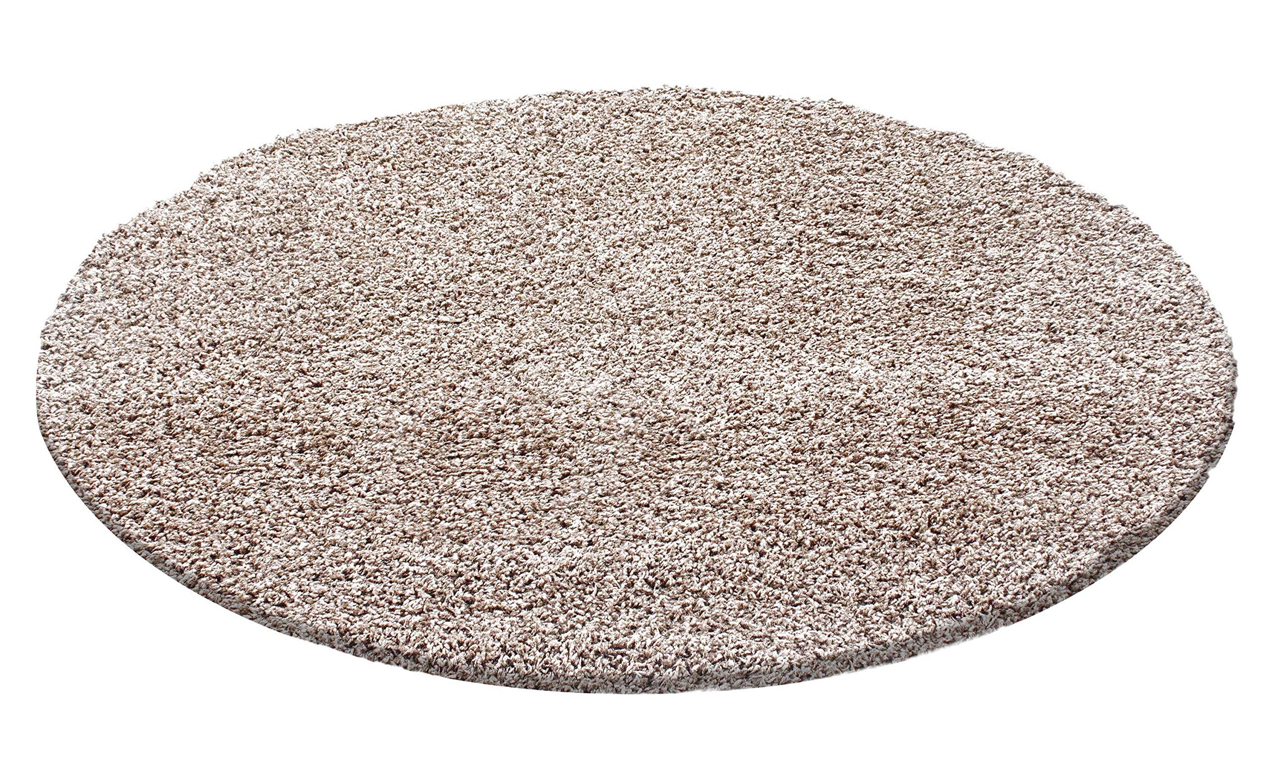 Ayyildiz Teppich - Tapis Shaggy uni pour Salon Duveteux, polypropylène, Beige, 240 x 340 cm