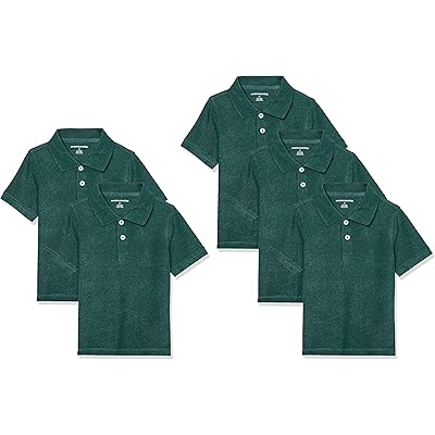 [Amazon Essentials] マルチパック ポロシャツ コットンピケ 半袖 幼児 ボーイズ 135-145サイズ