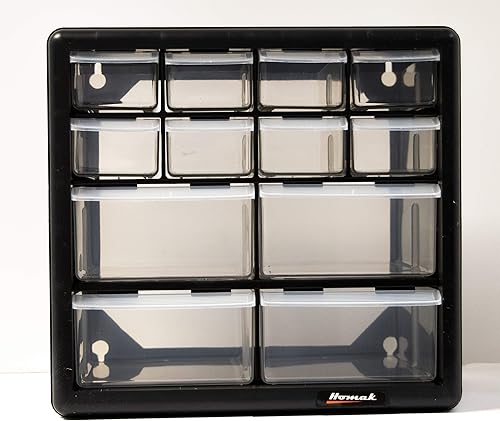 Miniatura 9 de Homak 12 cajones piezas de plástico organizador