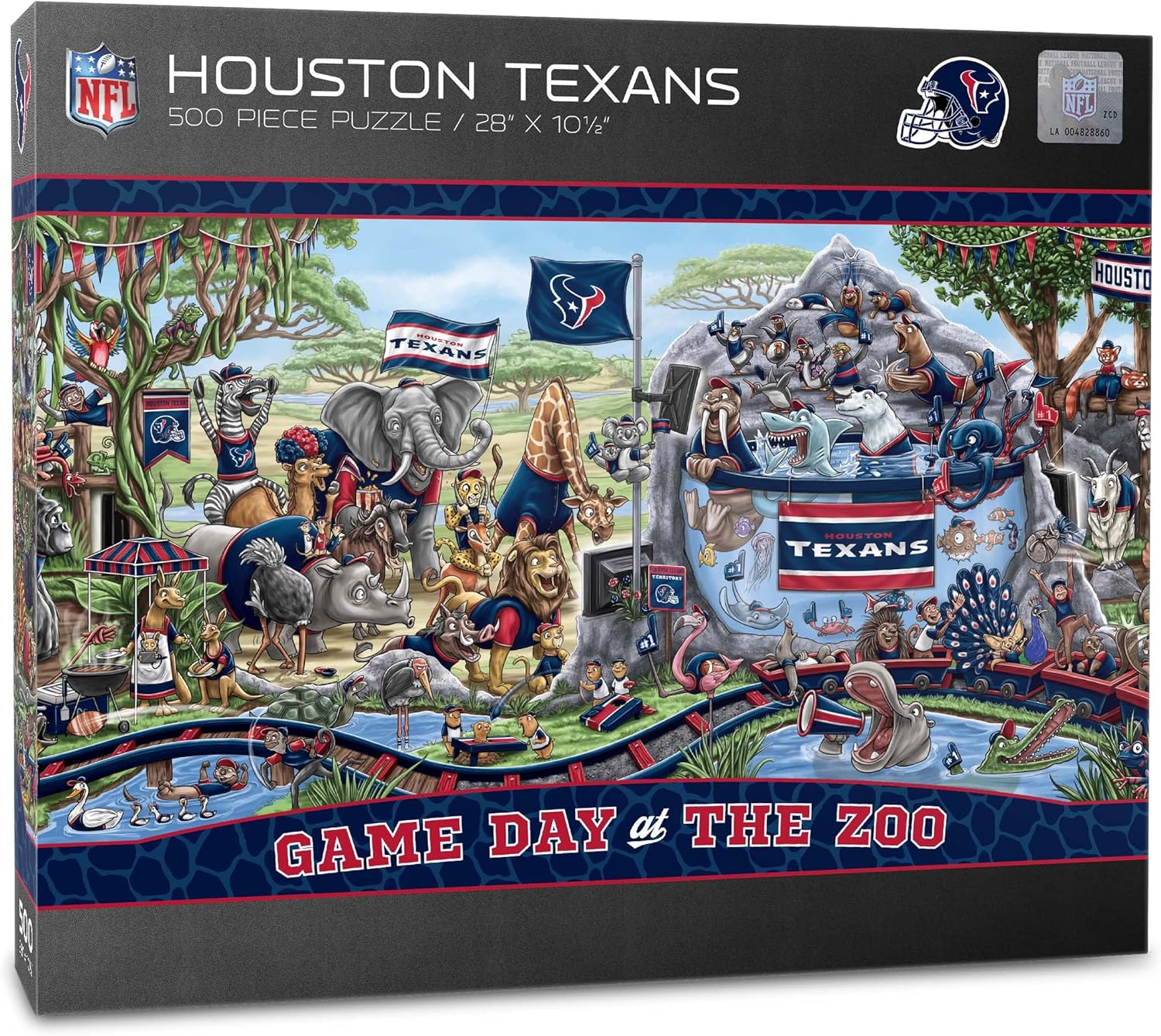 YouTheFan NFL Game Day at The Zoo 500pc Puzzle
