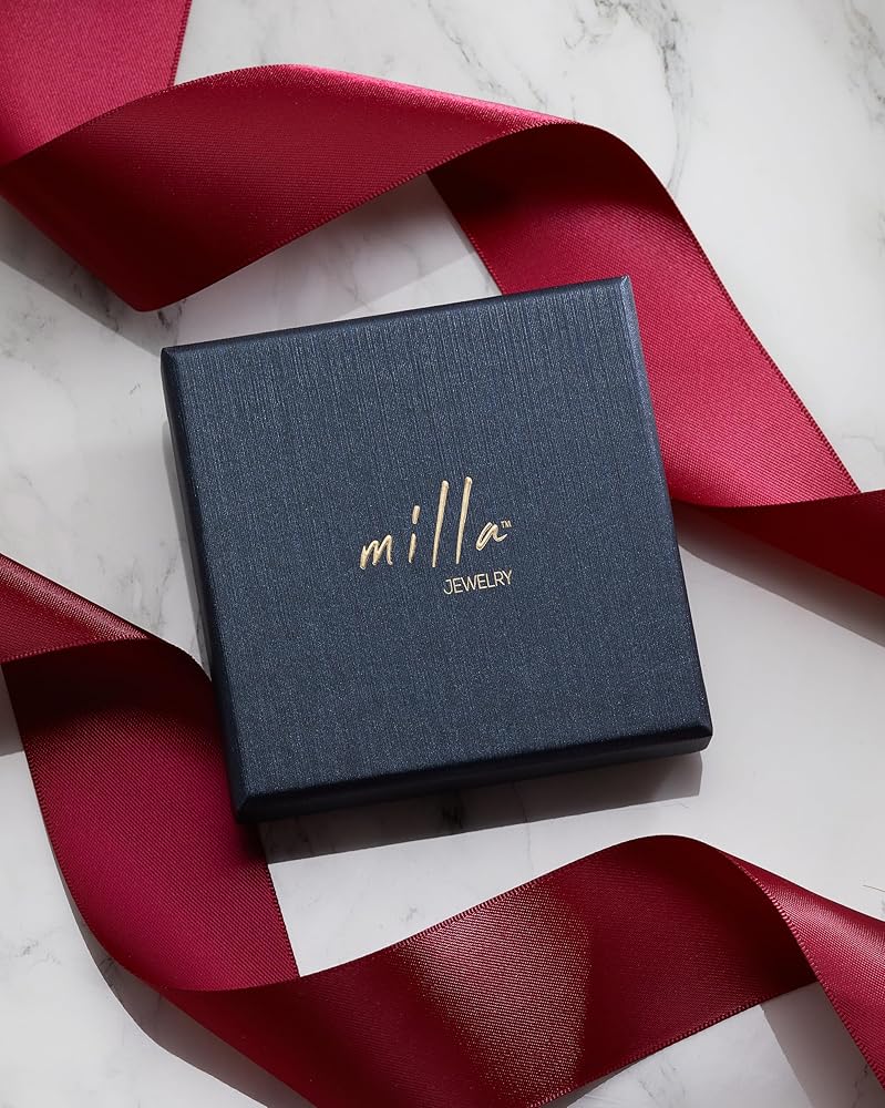 ★COURONNE★ Milla Lady Miniature Cross 16_RCBRX23112BUX Amazon.com: Milla 14K Gold Plated Cross Necklace for Women
