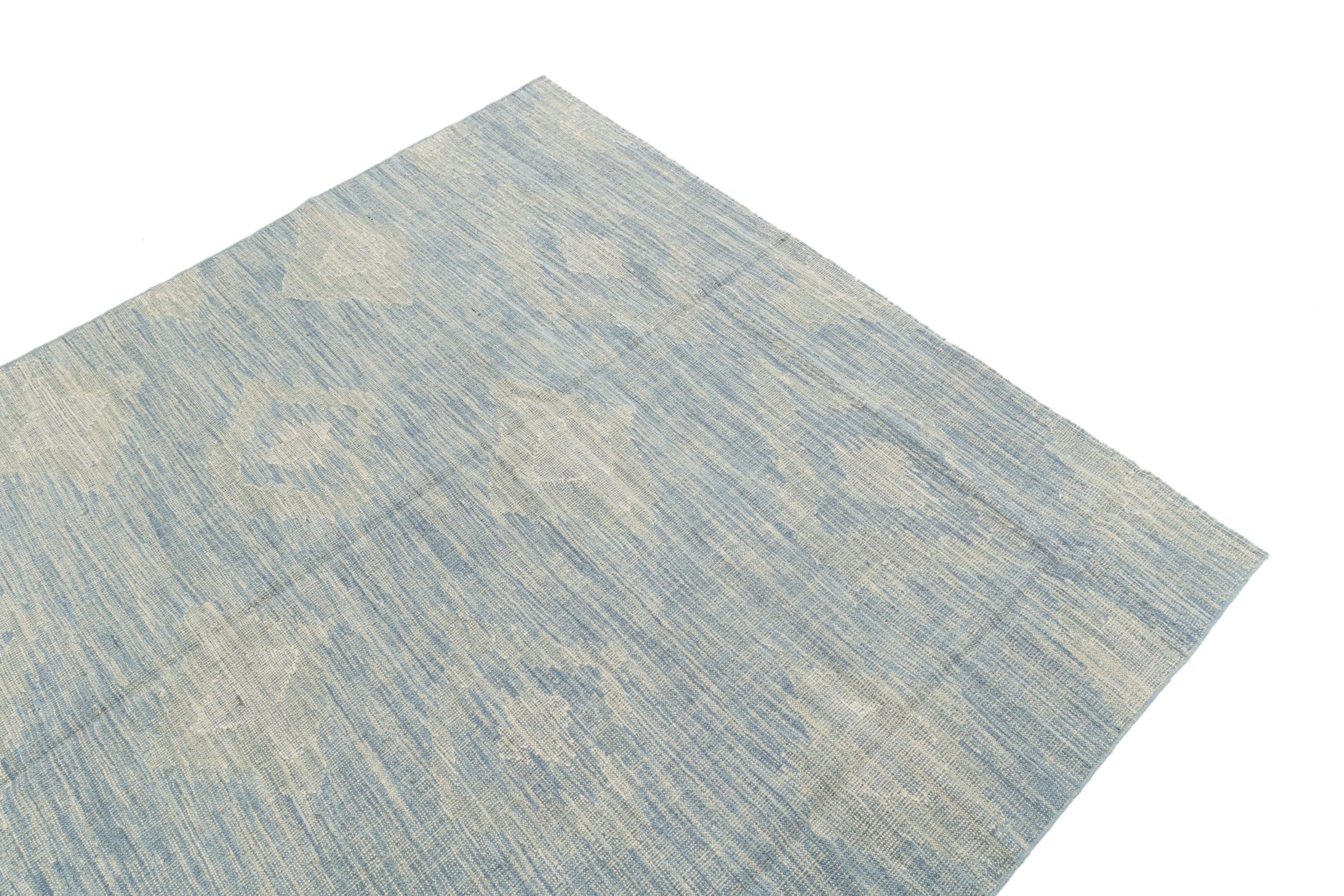 Kilim Afghan Edition 207x296 Tessuto a mano Moderno Tappeto orientale Tappeto di design Tappeto In lana