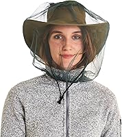 Coghlan's Mosquito Head Net: Ultra-Fine 300 Hole Mesh for Bug Protection in Camping, Hiking & Fishing
