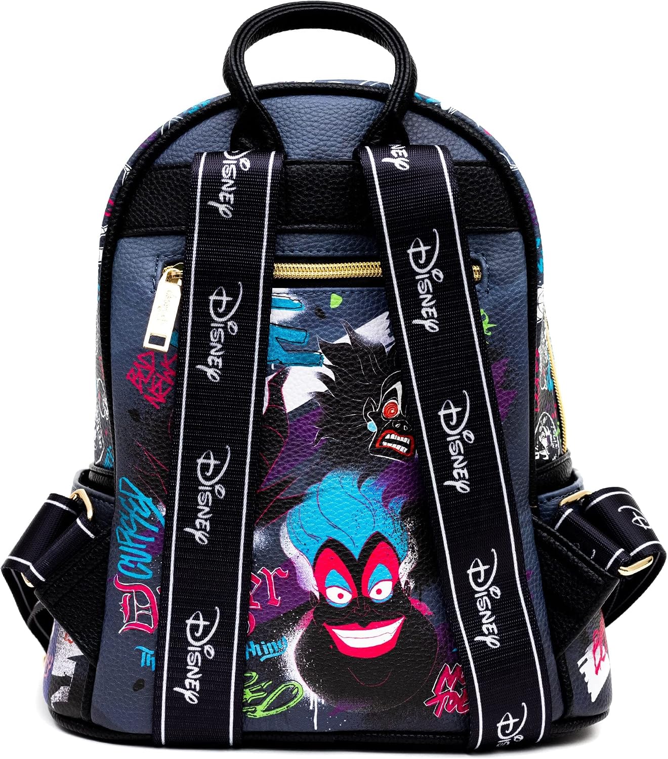 Wondapop Disney Villains 11" Vegan Leather Fashion Mini Backpack