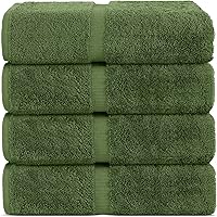 Vista 173 de Chakir Turkish Linens Toallas turcas de alta calidad 100% algodón para baño, toallas de baño grandes de 30 x 60 pulgadas (4 piezas, beige)