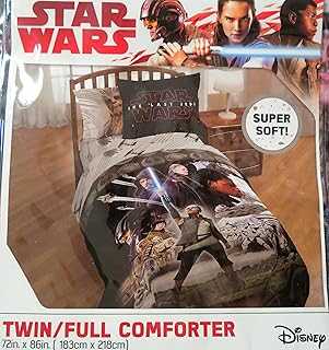 Jay Franco & Sons Star Wars The Last Jedi Twin/Full Comforter with Bonus Sham