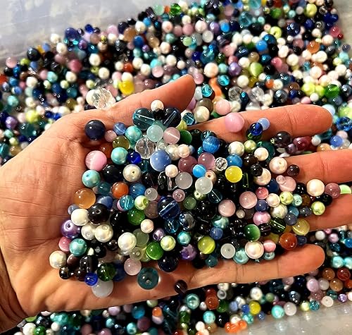 Miniatura 3 de Surtido de cuentas sueltas, manualidades, proyectos de bricolaje de pulseras, kit de cuentas, múltiples colores a granel de cuentas de semillas, kit